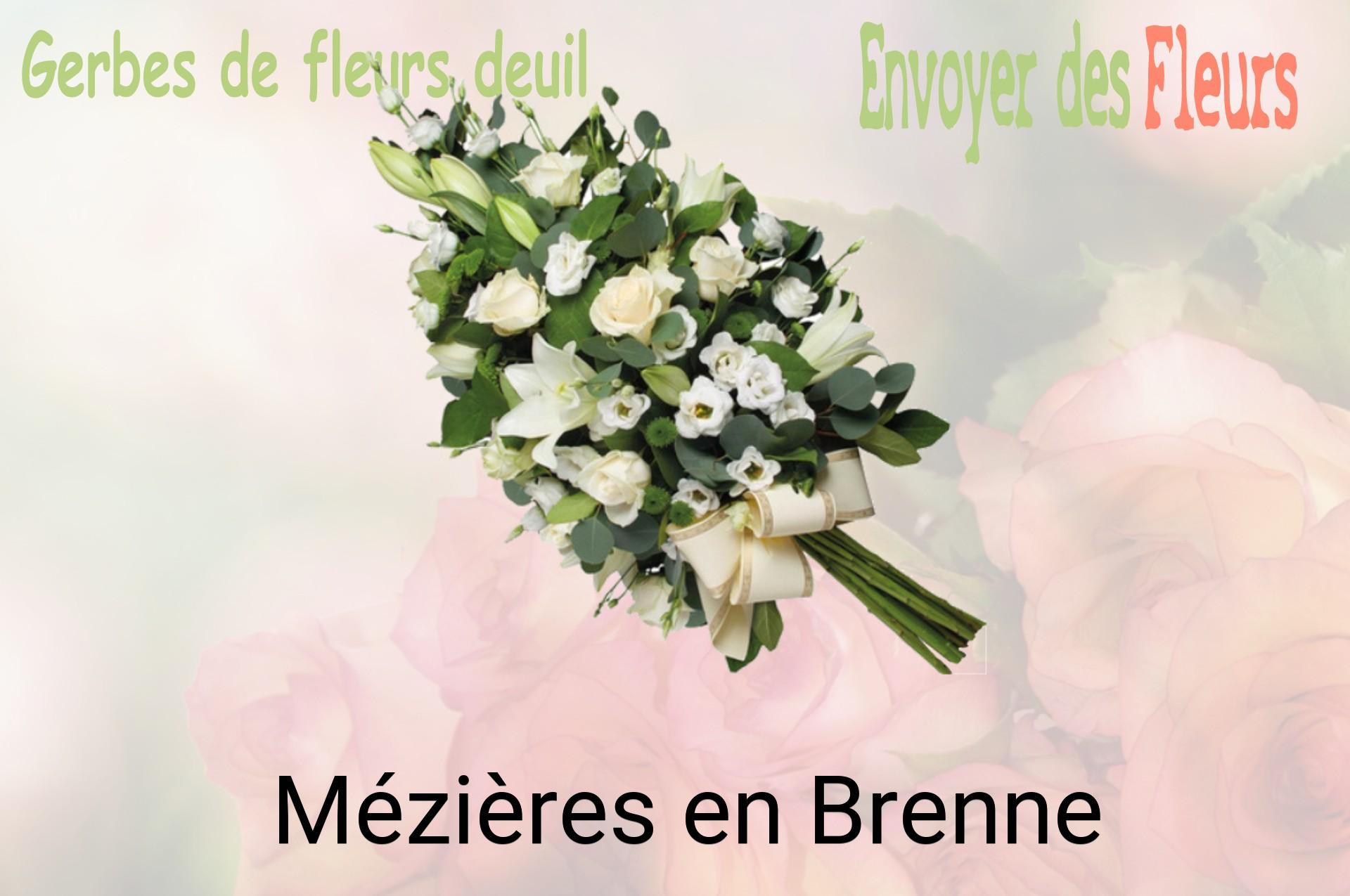 Gerbe de fleurs de deuil livrée à Mézières-en-Brenne